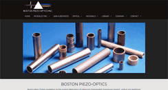 Desktop Screenshot of bostonpiezooptics.com