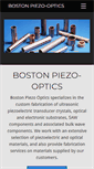 Mobile Screenshot of bostonpiezooptics.com